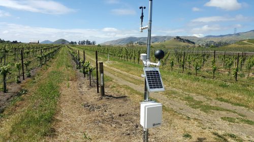 Weather Station in the vineyards